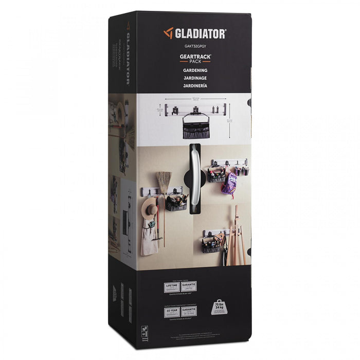 Trousse de jardinage GearTrackMD de Gladiator - gris clair