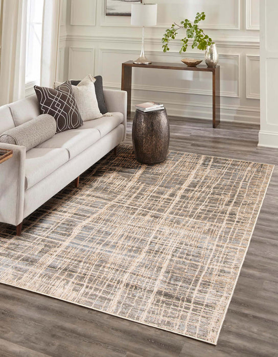 Carpette Lattice grise - 8 pi 0 po x 10 pi 0 po  