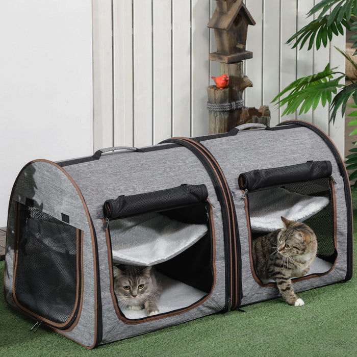 Sac de transport pour animaux de voyage de 39 po pour chats