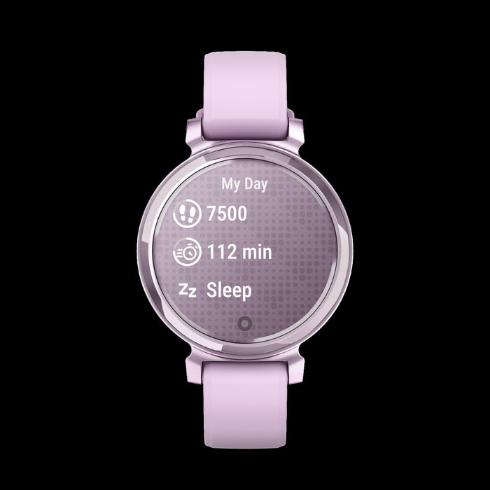 Garmin Lily™ 2 Montre Connectee - Suivi De La Sante Avec Lentille A Motifs Elegants, Ecran Tactile - Lilas