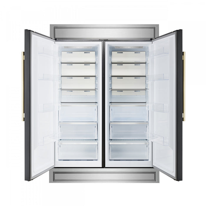 Refrigerateur/congelateur convertible Maderno de 60 po, noir, 27,2 pi³ – FFFFD1722-60MG-BLK