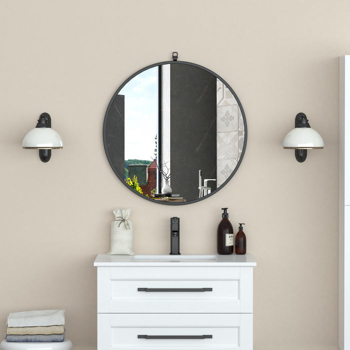 Miroir Jaylo de 28 po noir