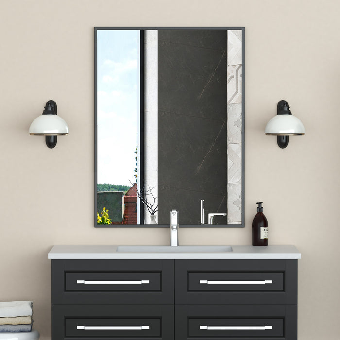 Miroir Border de 40 po noir