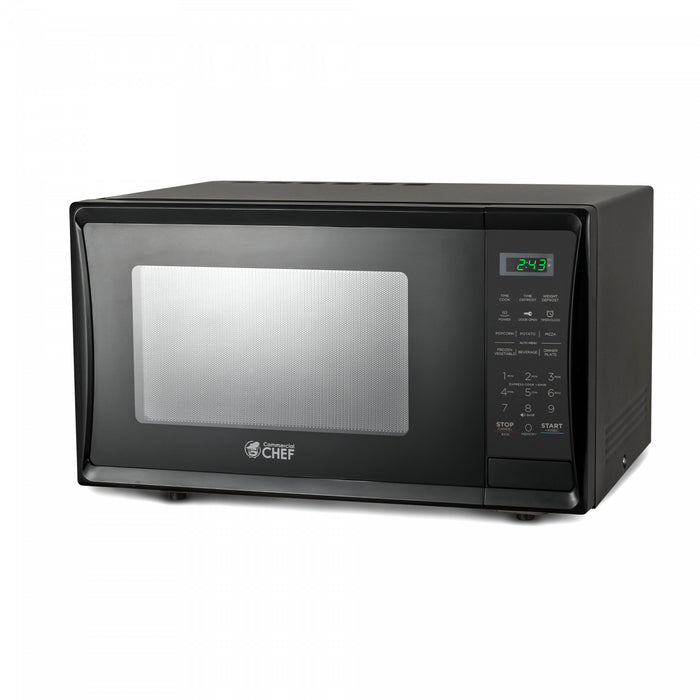 Four a micro-ondes de comptoir Commercial Chef serie CHM, 1,1 pi³, CHM11MB, noir