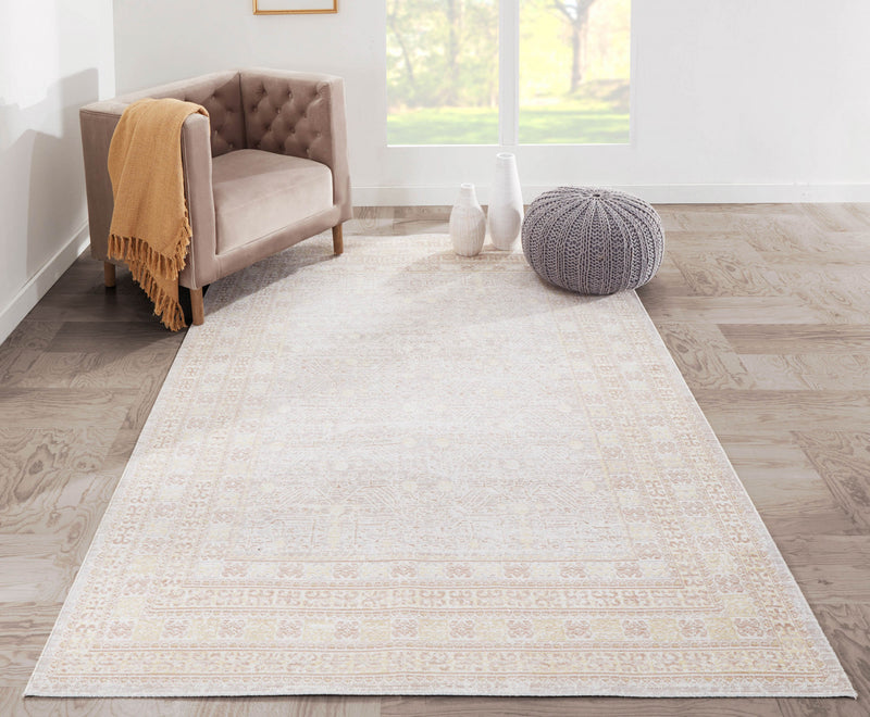 Tapis Traditionnel Valeria 9'3\" x 12'3\" en Gris