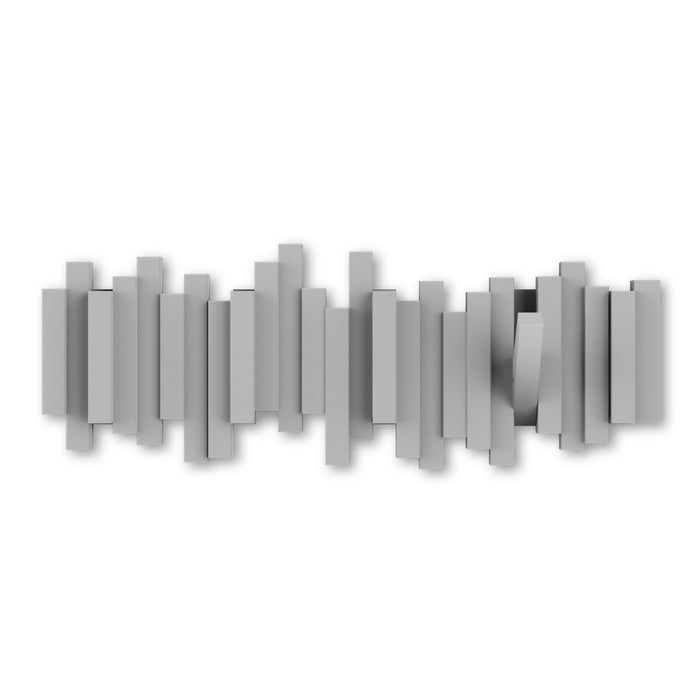 Portemanteau mural moderne Sticks de Umbra - gris