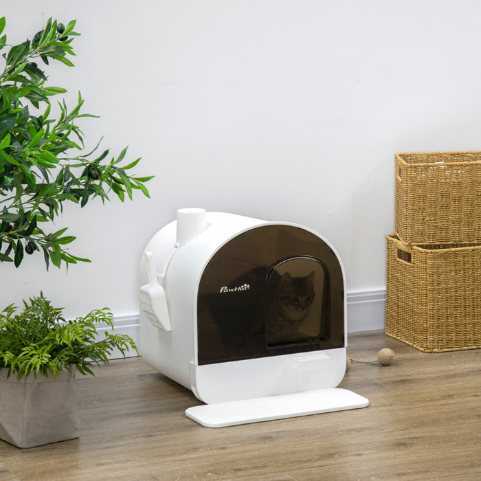 Bac A Litiere Pour Chat Avec Couvercle Avec Pelle Et Filtre