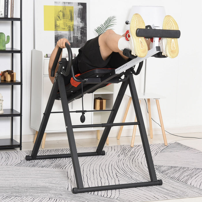 Soozier Table D'inversion Pliante Avec Ceinture De Securite, 20°/40°/60°