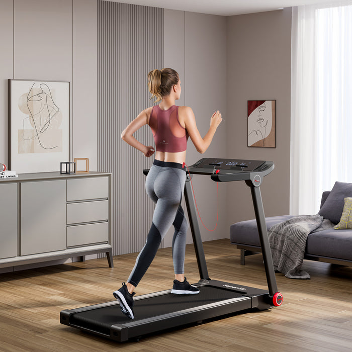 Tapis De Course Electrique Pliant Superfit 3,54 Cv Avec Application Bluetooth