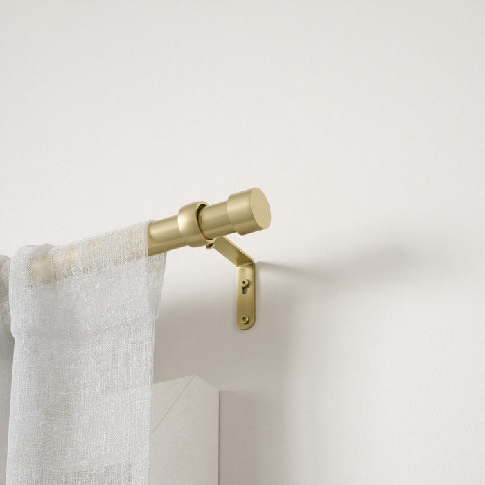 Tringle à rideaux extensible Cappa de Umbra dorée de 1 po - 120 po à 180 po
