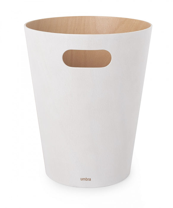 Poubelle Woodrow de Umbra - blanche