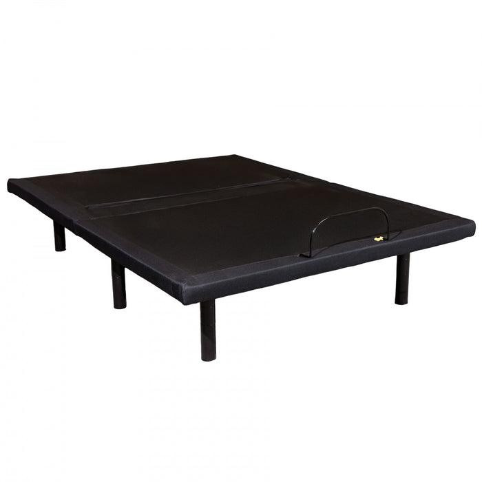 Base de lit ajustable a massage Everly avec ports USB et telecommande sans fil - Tres grand