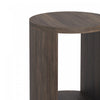 Alure Contemporary 20" End Table in Walnut | Table d’appoint contemporaine Alure 20" en noyer