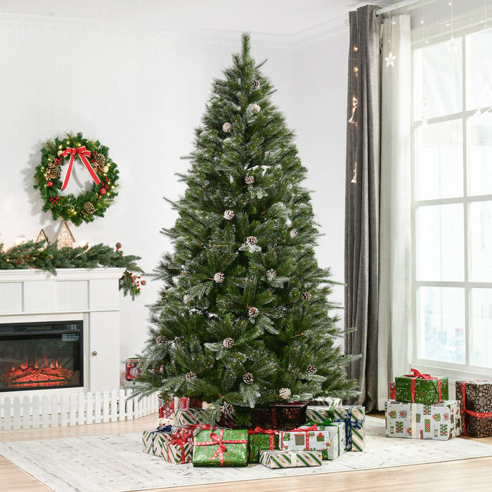 Homcom Arbre De Noel Artificiel De 7 Pieds Avec 986 Branches