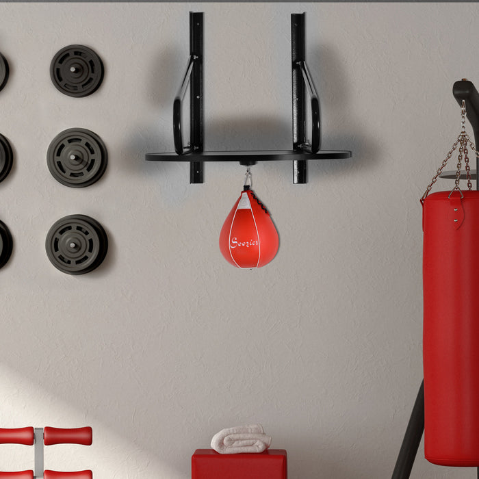 Soozier Plateforme De Boxe Murale Sac De Vitesse, Reglable En Hauteur