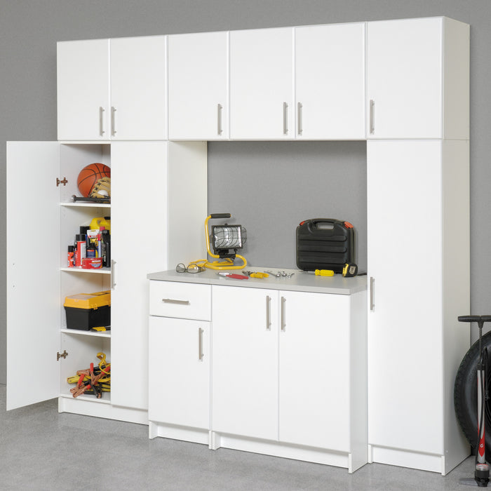 Armoire murale superposable Elite de 32 po - blanche