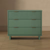Elara Contemporary 38" Solid Wood Dresser in Sage Green (3-Drawer) | Commode contemporaine Elara 38" en bois massif vert sauge (3 tiroirs)