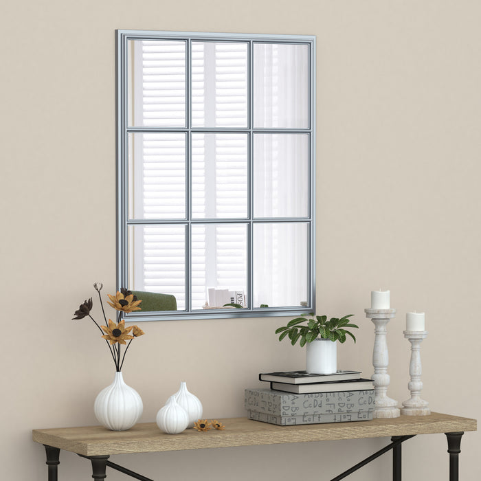 Miroir Trepion de 36 po argenté