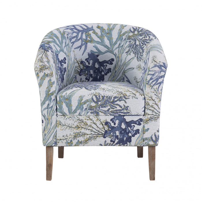 Fauteuil d’appoint Simon en tissu Oceanside - gris