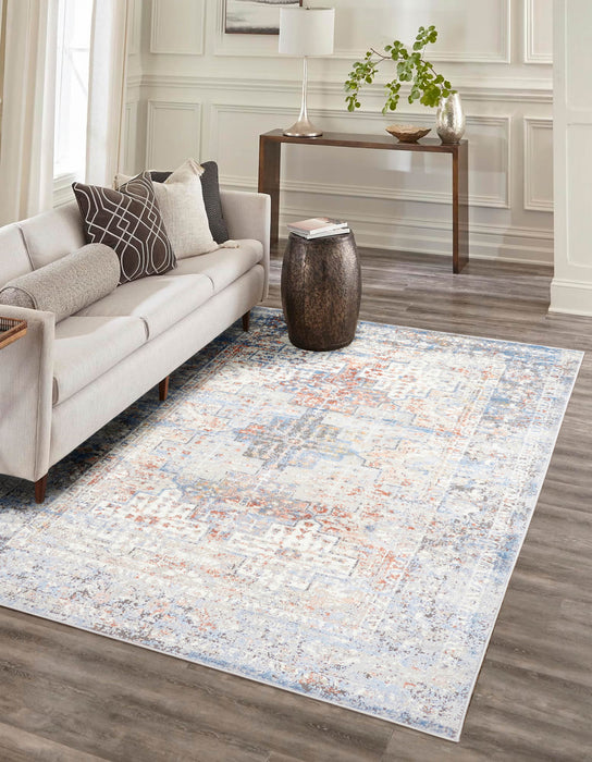 Tapis Traditionnel Leila 8'0\" x 10'0\" en Ivoire