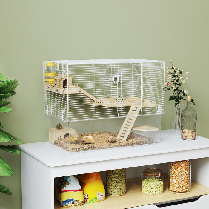 360° Viewing Transparent Hamster Cage