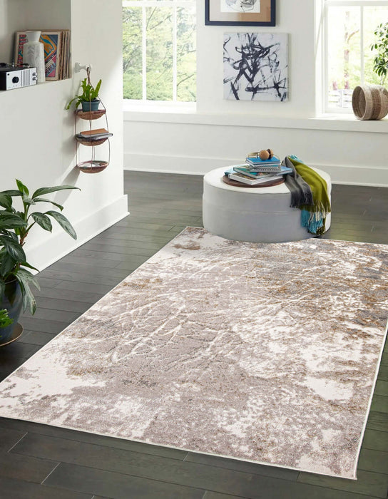 Carpette Storm ivoire - 5 pi 0 po x 8 pi 0 po