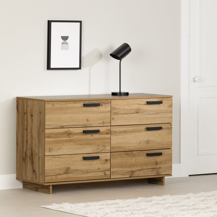 Cavalleri Commode 6 Tiroirs - Chene Nordique