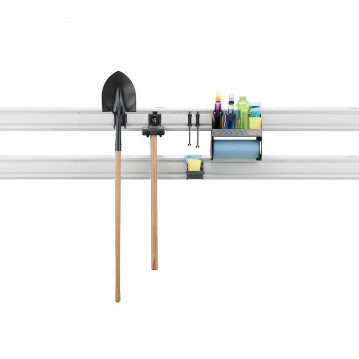 Chariot de nettoyage de Gladiator - bande de roulement argentée