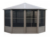 Gazebo Penguin Florence - Solarium 12x12 Toit d'acier