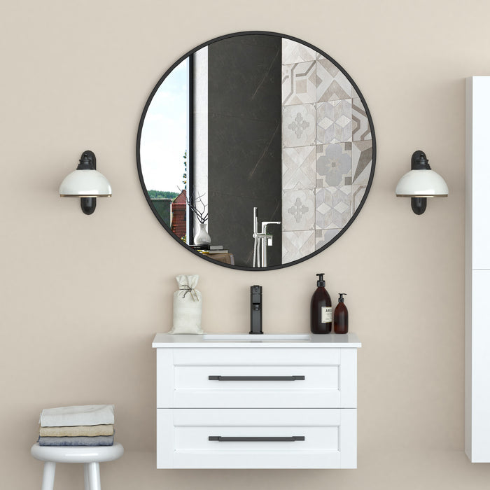 Miroir Halpert de 36 po noir