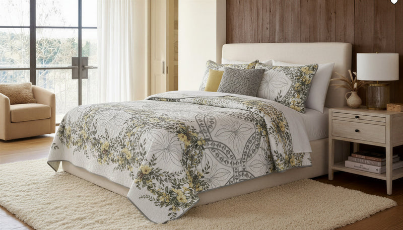 Ensemble de Courtepointe Reversible 3 Pieces Tres Grand Lit