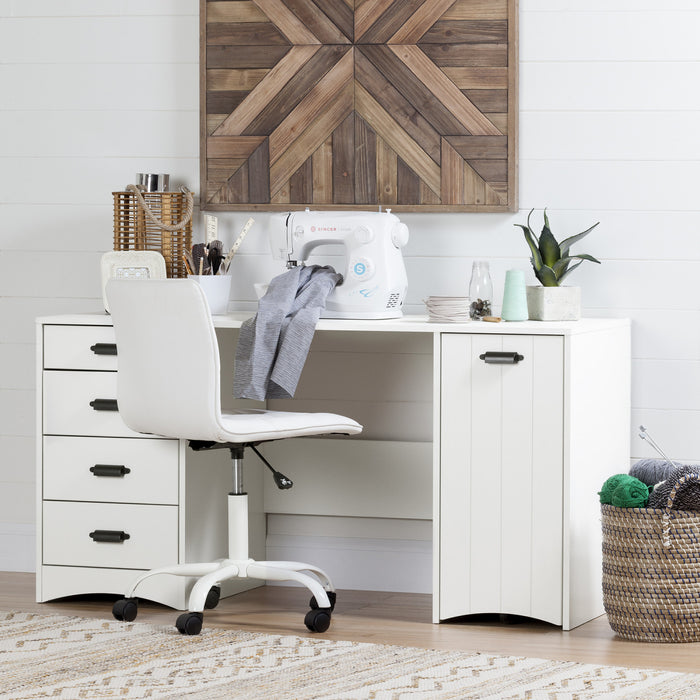 Artwork Table De Couture - Blanc Solide