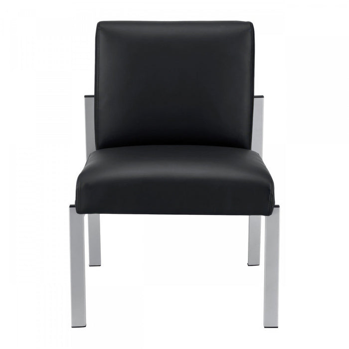 TygerClaw Chaise d'Invite a Dossier Bas avec Assise Confortable pour Toute la Journee