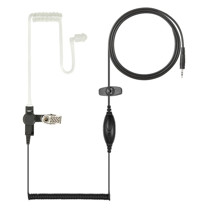 2 talkies walkie Dewalt DXFRS300 pour site de travail plus écouteurs - 1 watt, robuste, longue portée, radios bidirectionnelles intérieures-extérieures + 22 canaux