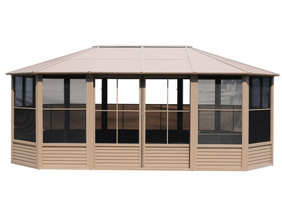 Gazebo Penguin Florence - Solarium 12x18 Metal Roof|Gazebo Penguin Florence - Solarium 12x18 Toit d'acier