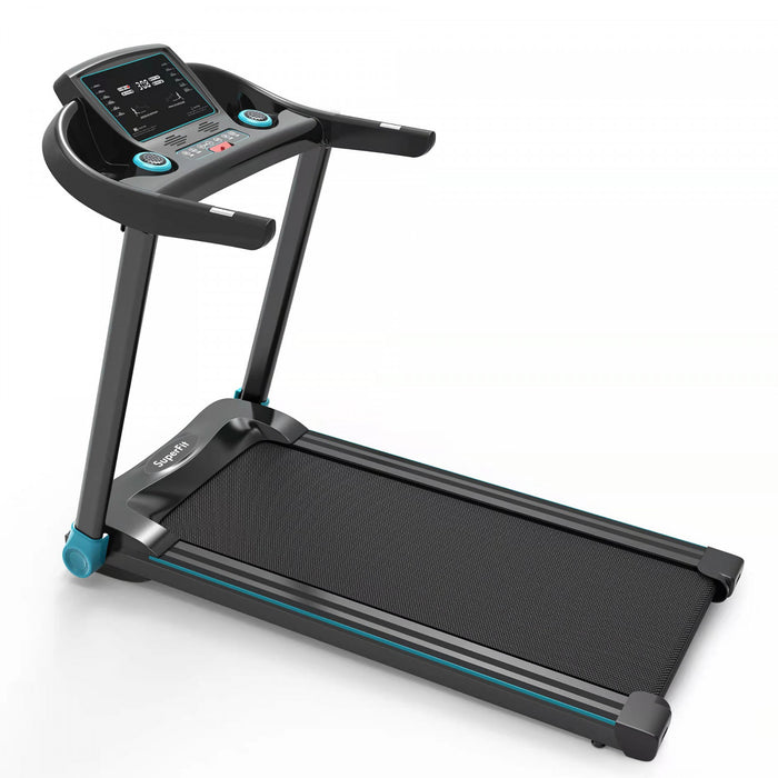 Machine De Course Electrique De Marque Superfit De 2,28 Cv Tapis De Course Avec Haut-parleur Bluetooth Controle Via Une Application