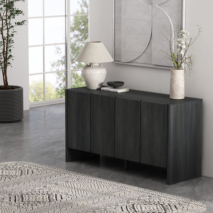 Buffet moderne Linda 60\" en gris charbon