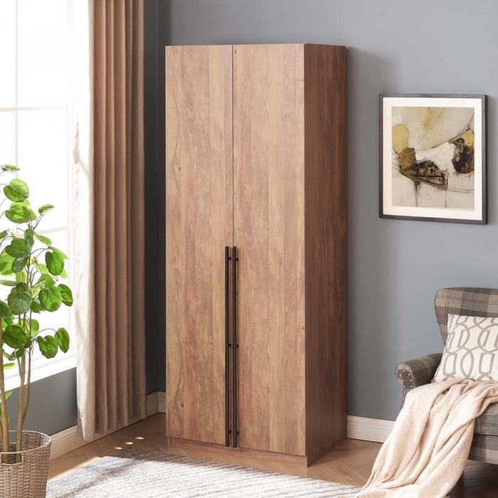 Armoire moderne Lee 32\" en brun dore
