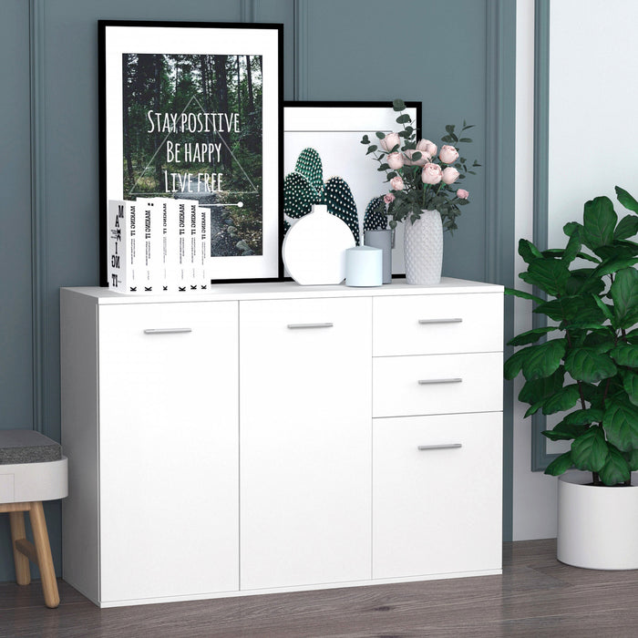 Console Buffet de Rangement Autoportante pour Salon