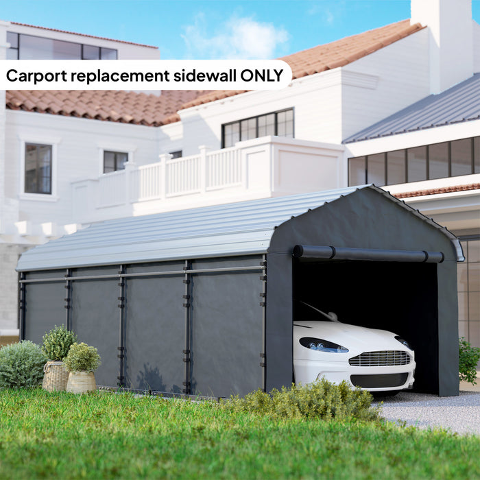 Parois pour abri voiture 3 x 4,6 m
