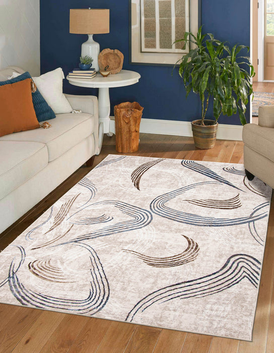 Carpette Wisp ivoire - 5 pi 0 po x 8 pi 0 po  