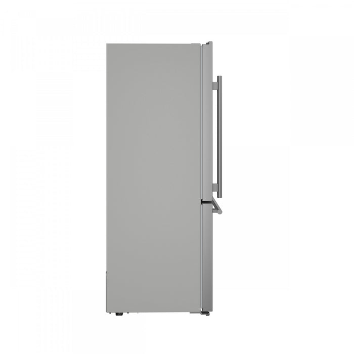 Refrigerateur Milano Espresso de 31 po avec congelateur inferieur, acier inoxydable, 17,2 pi³ – FFFFD1785-31S