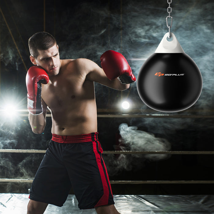 Goplus 18\" 110lbs Eau Lourde Remplie Poinconnage Aqua Formation Sac De Boxe A La Maison Crochet De Gym