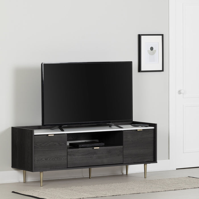 Meuble pour téléviseur Hype de 61 po - chêne gris