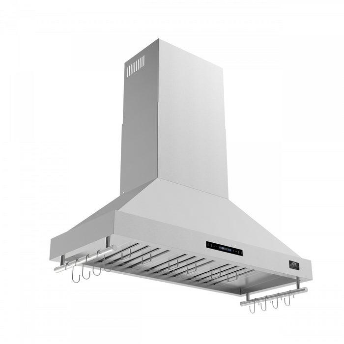 Hotte de cuisiniere murale Venezia de 48 po en acier inoxydable-FRHWM5503-48