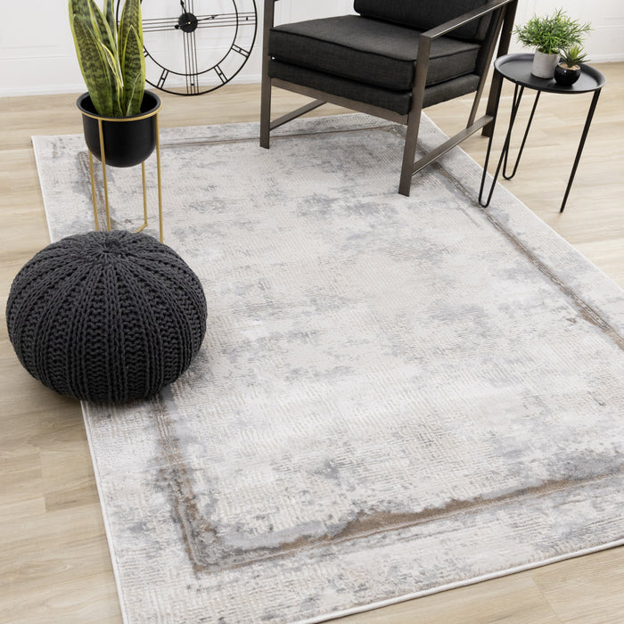 Carpette London à bordure vieillie - 7 pi 10 po x 10 pi 6 po