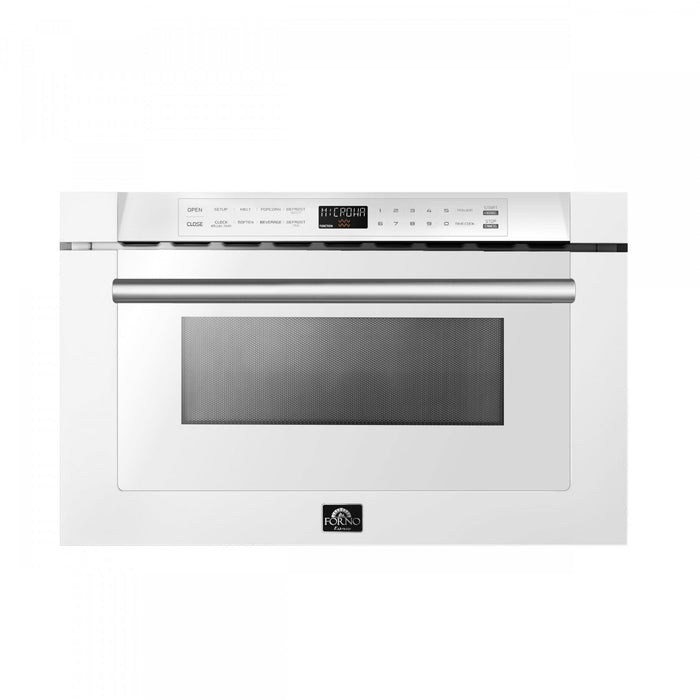 Tiroir-four a micro-ondes Espresso Capoliveri 24 po en blanc, 1,2 pi³ - FMWDR3000-24WHT