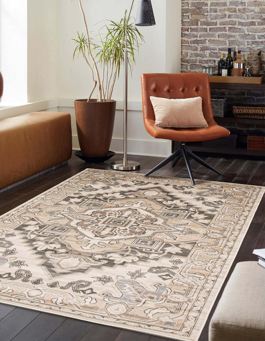 Carpette Addie beige - 5 pi 0 po x 8 pi 0 po  