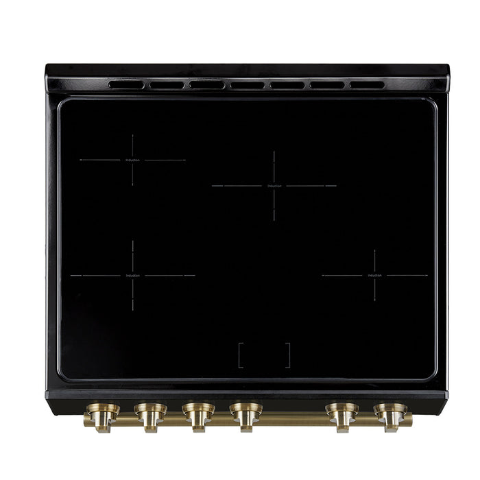 Cuisiniere a induction encastrable Leonardo Espresso de 30 po, noire – FFSIN0982-30BLK