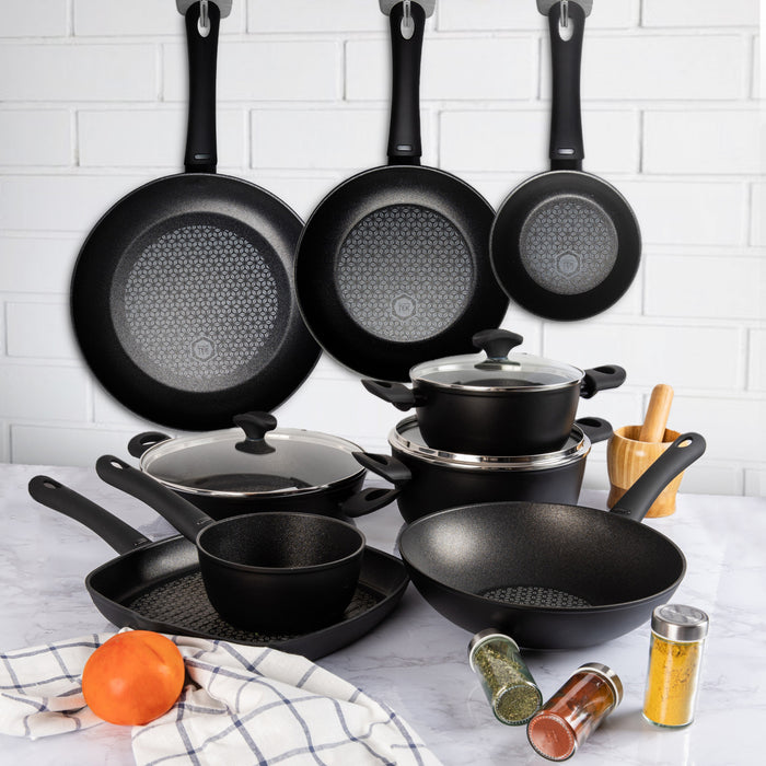 Batterie De Cuisine Italienne Arimi Diamante - 12 Pieces